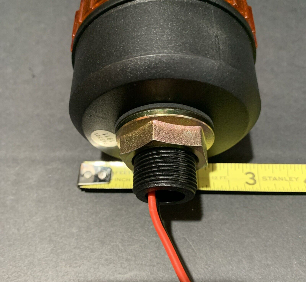 WARNING Light Strobe Flashing Orange Threaded Base DC10-110V NEW