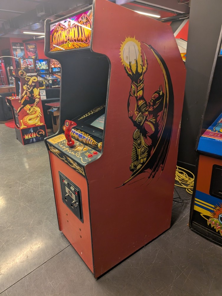 Satan's Hollow arcade machine by Bally Midway