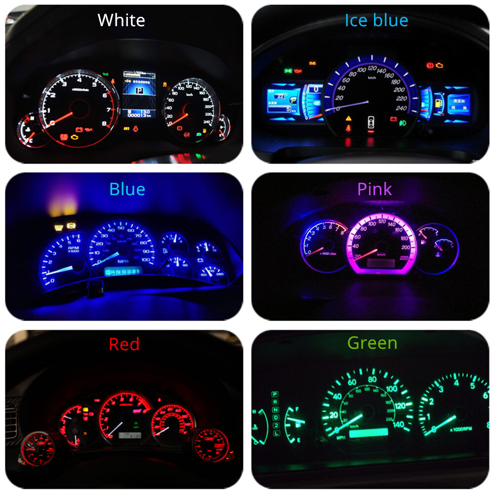 Instrument Panel Light Dashboard LED Bulb Dash Gauge Cluster for Ford Ram Jeep