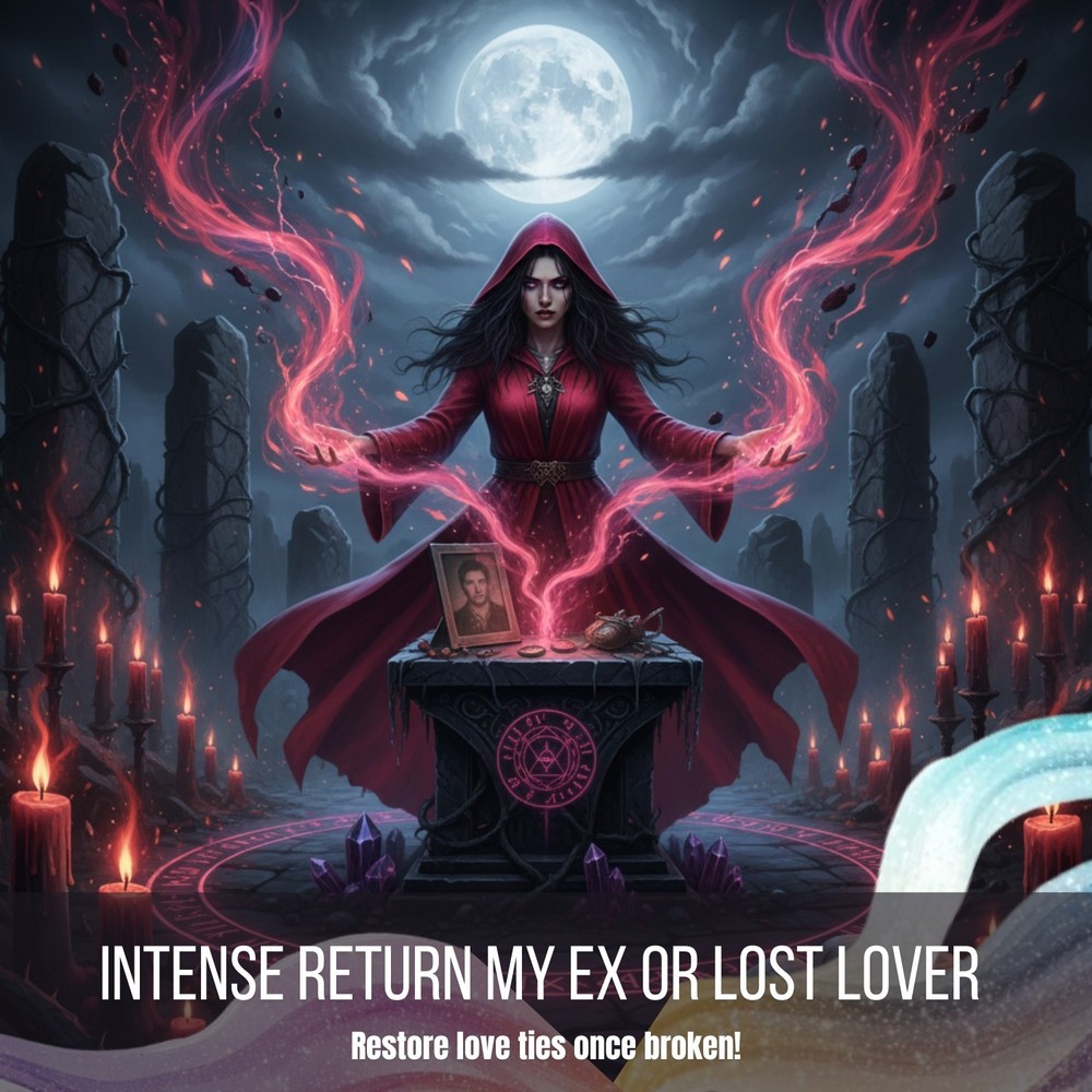 INTENSE return MY EX OR LOST lover BINDING LOVE STAIN spell