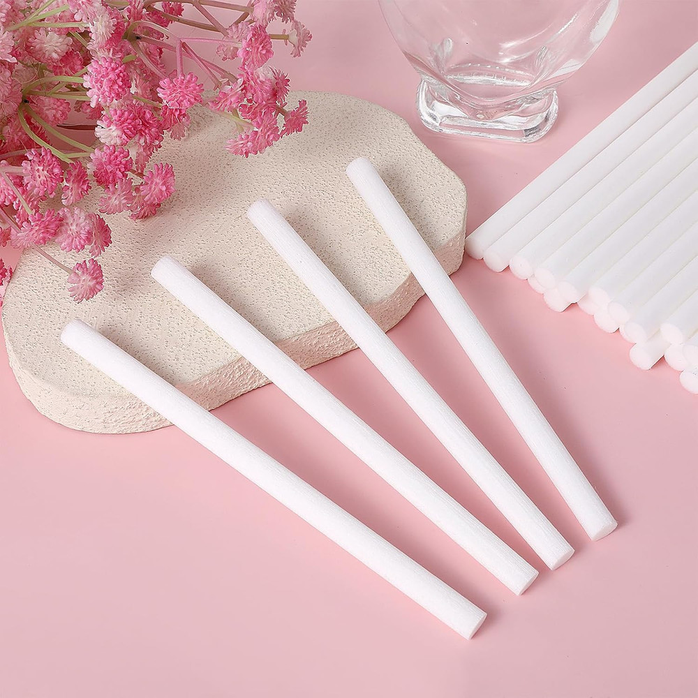 24 Pcs Humidifier Wicks Sticks Diffuser Wicks Replacement Cotton Refill Stick 5.