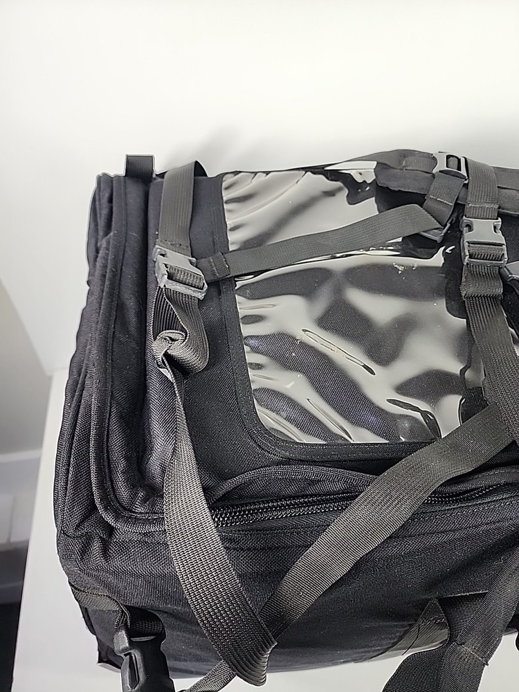 Force Protector Deployment Bag Military Black Rolling Padded Duffle Bag