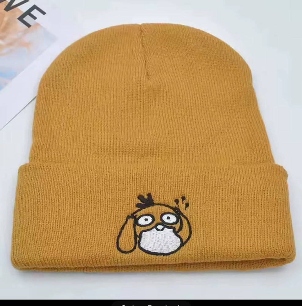 Psyduck Yellow Fall Winter Hat