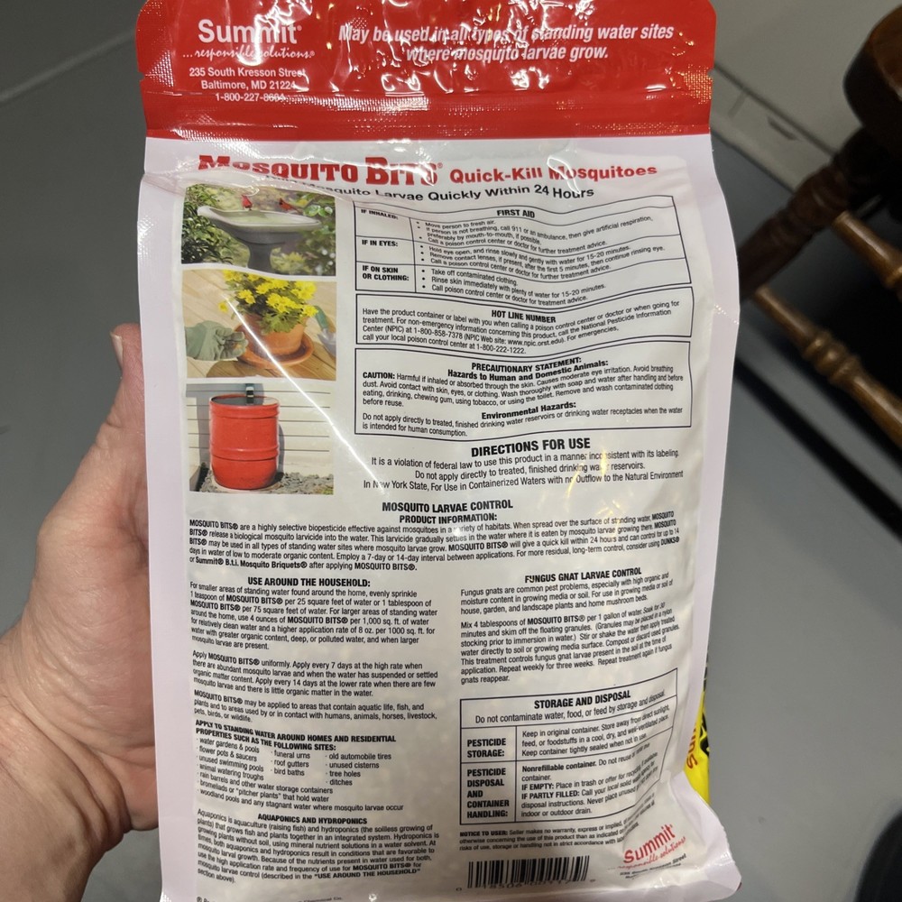 Summit 117-6 Mosquito Bits, Granular, 30 oz Package