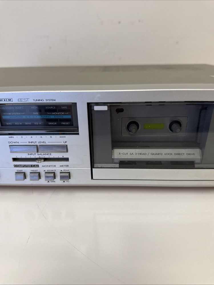 Working Stereo cassette deck JVC DD-9 Quartz Direct Drive