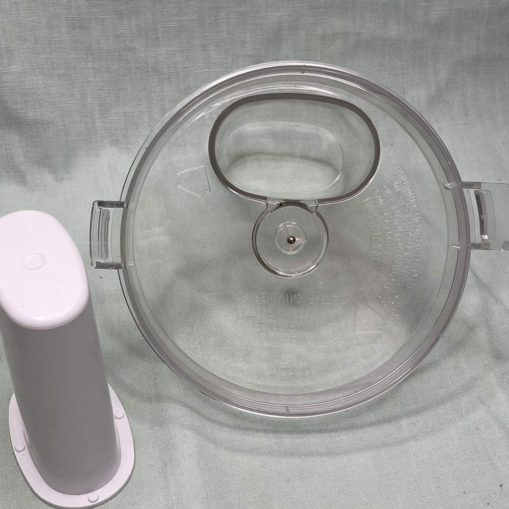 Hamilton Beach 702R Food Processor Work Bowl Lid Pusher Replacement Set