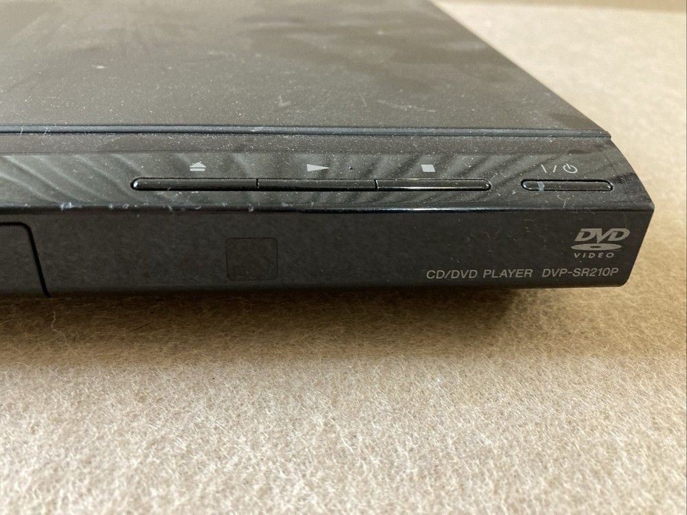 Sony DVP-SR210P DVD Player with Progressive Scan Multi-Format Used Tested Works