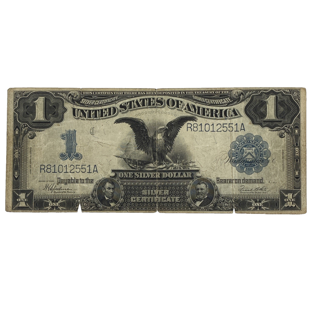 1899 $1 One Dollar Black Eagle Silver Certificate Note