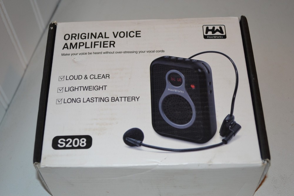 HaoWorks Original Voice Amplifier S208 Black