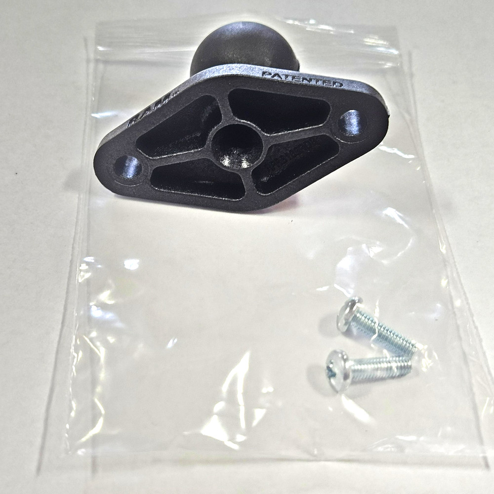 RAM Mount 2x Double Socket Arm, B Size, Medium, w. 2x Diamond Base, RAM-B-201U