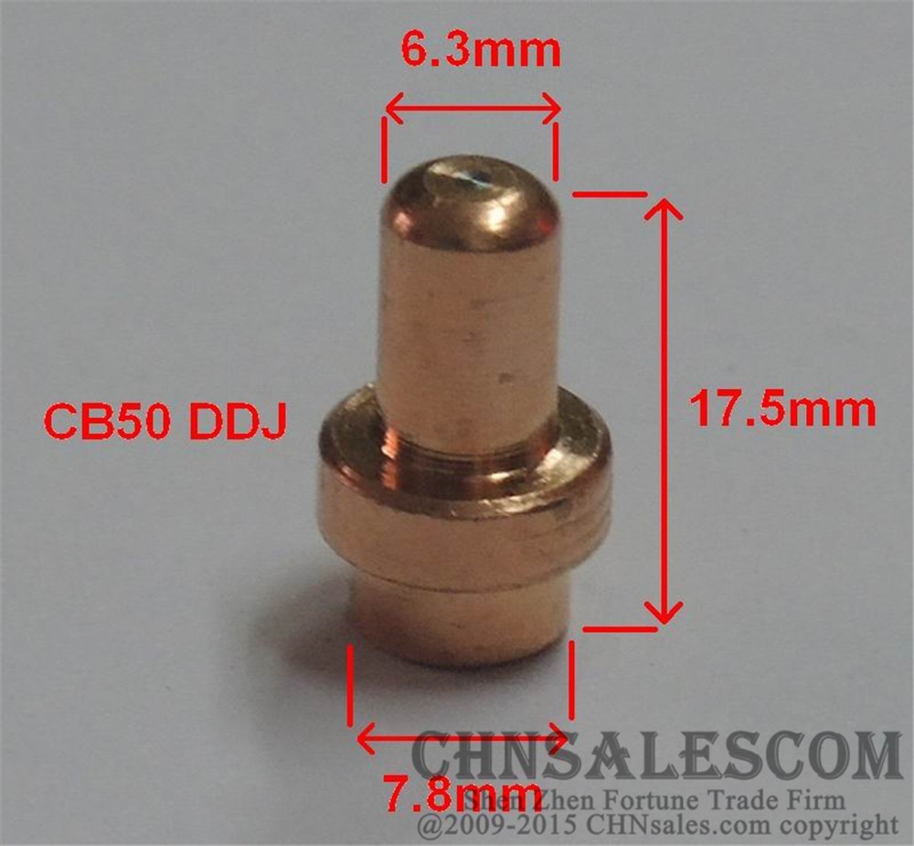 10 PCS CEBORA P50 Plasma Cutter Torch Electrodes Ref.1521