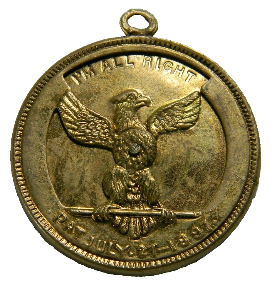 1897 Mechanical Political dollar Token (0915)