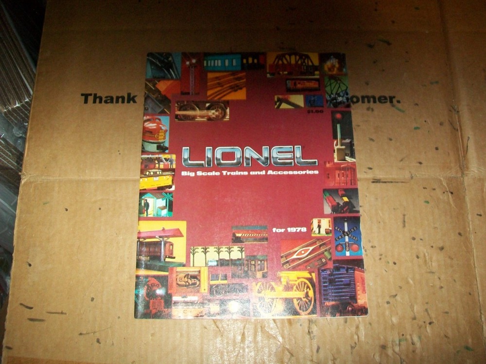 1978 Lionel train Catalog