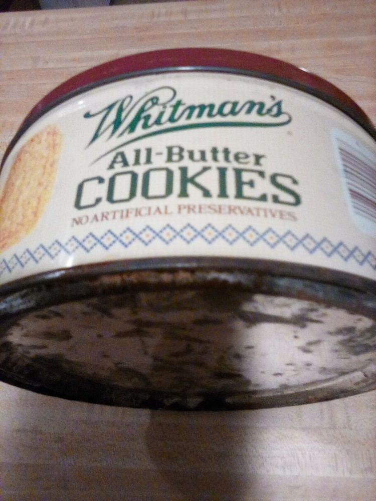 Whitman's All Butter cookie tin fair condition