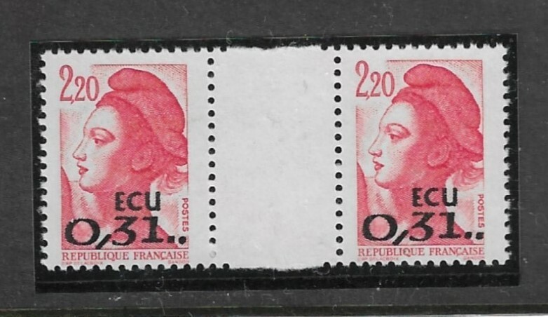 France 2666 0.31 ECU intermediate bridge MNH **