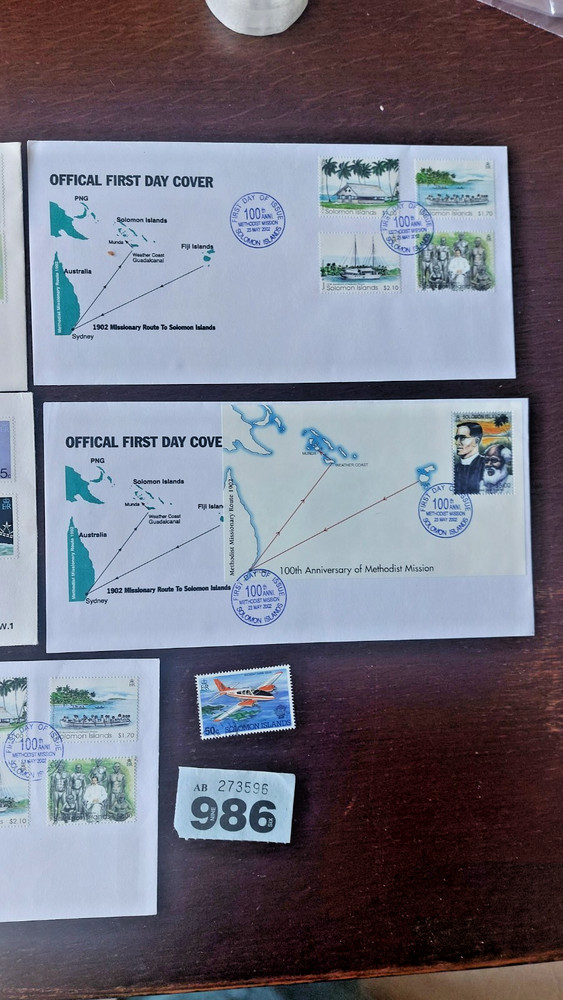 SOLOMON ISLANDS. Five good covers (FDC's & Commemorative). (Ref986)