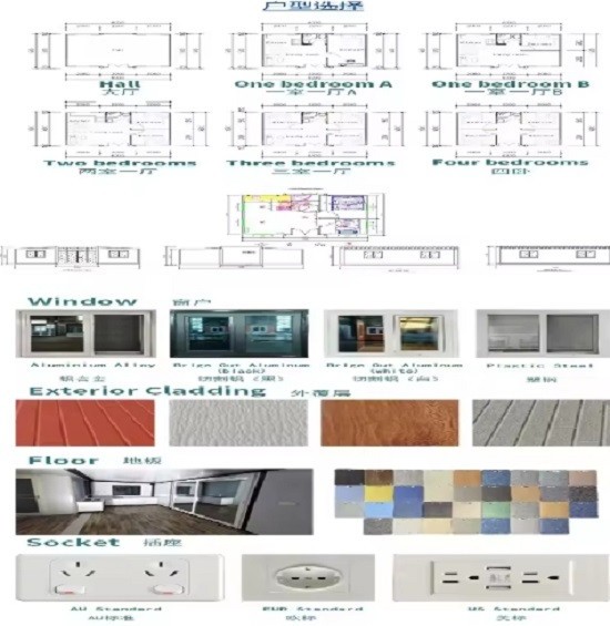 Luxury Double-Wing Container House 30ft 2bedroom 1 bath