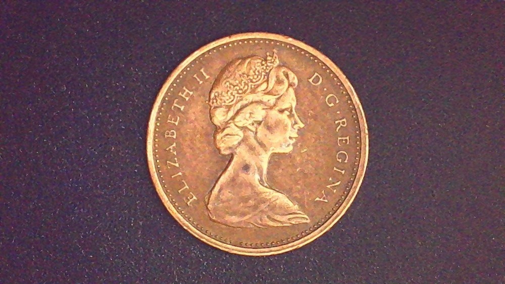 Canada 1972 One Cent Coin - Good Condition
