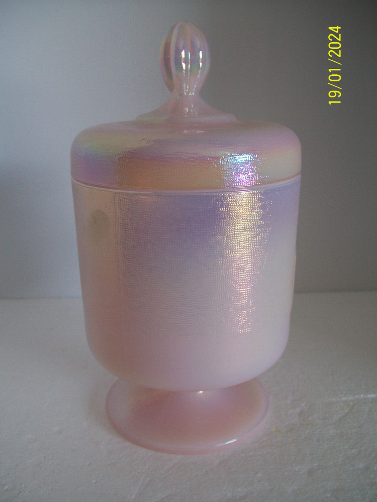 Fenton 1990 "Chessie Cat" Candy Jar