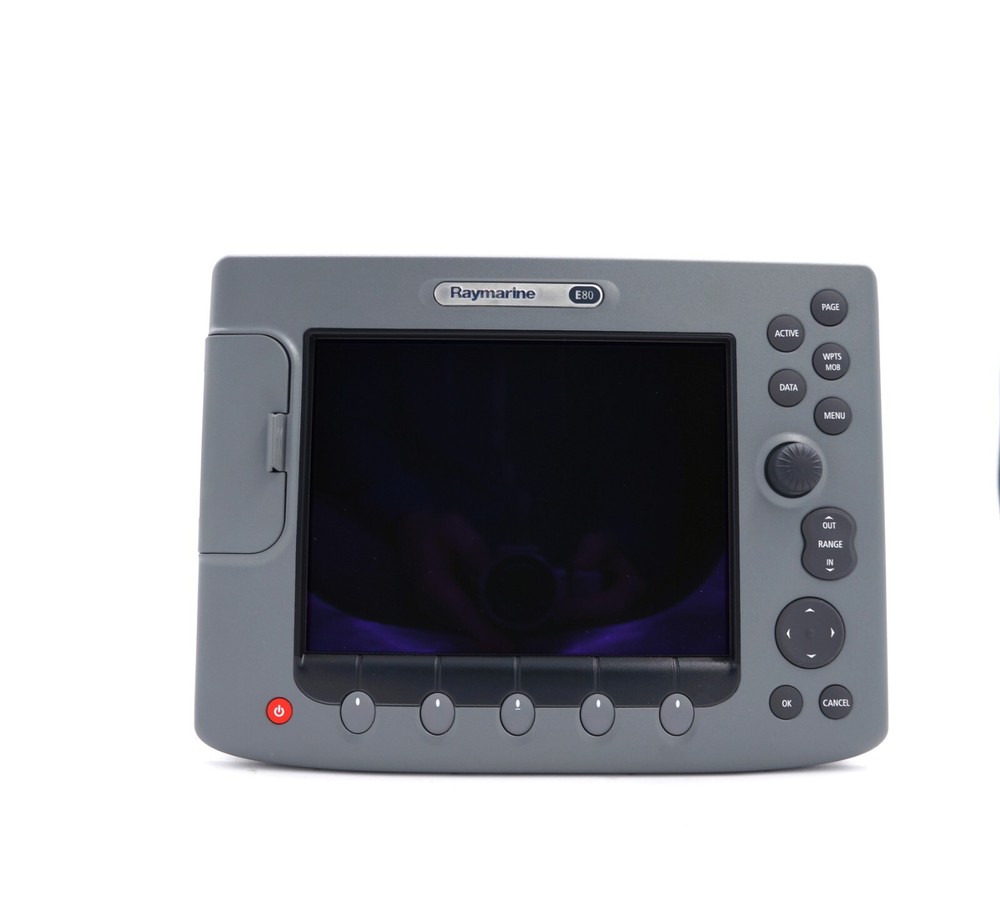 RAYMARINE E80 Classic MFD Display Chartplotter Radar Screen E02011 + Cables