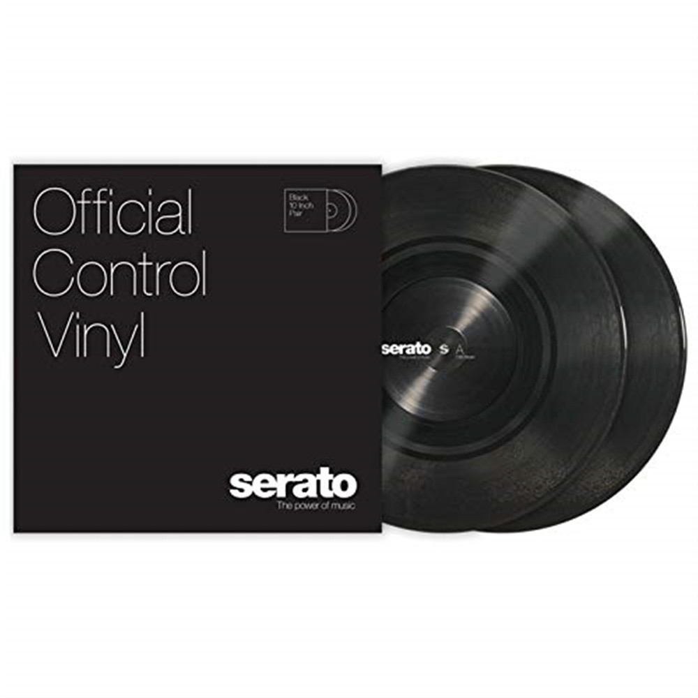 10" Serato Standard Colors (Pair) BLACK