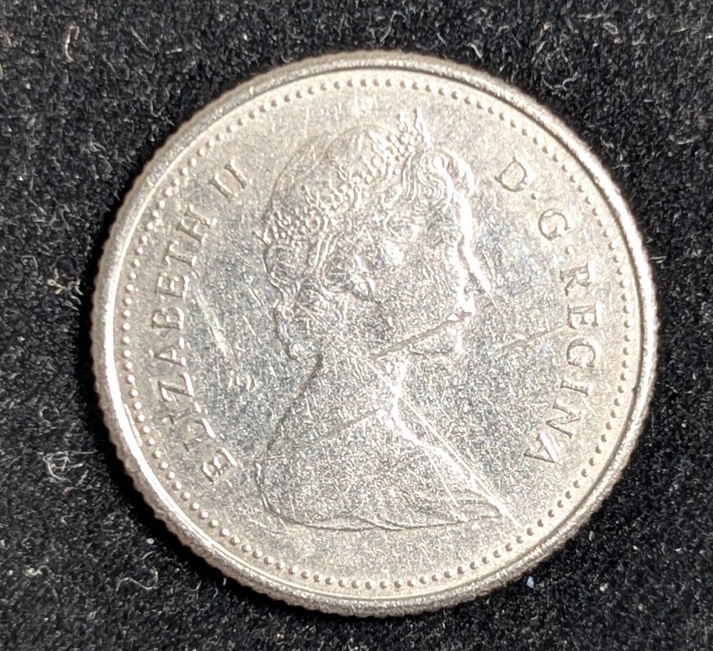1982 Canada 10 Cents Circulated KM# 77.2