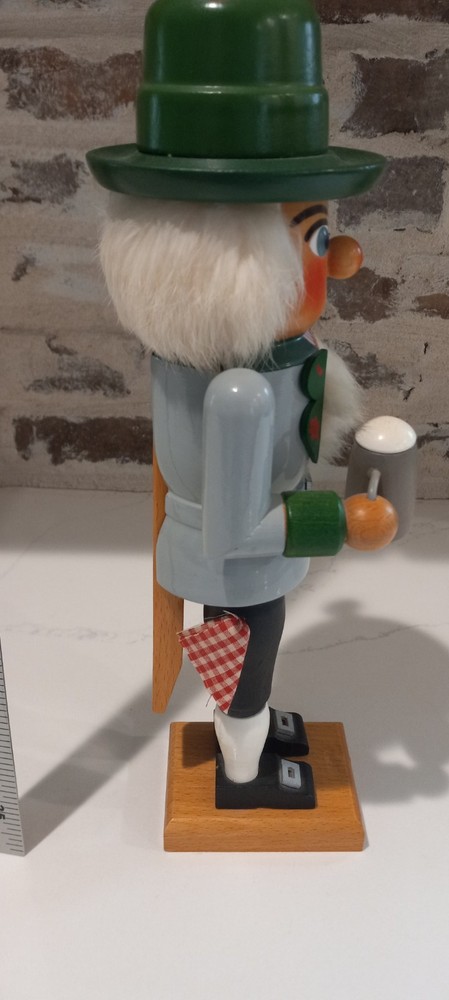 Gunter Ulbricht German Muggendorf Volkskunst Nutcracker 13"