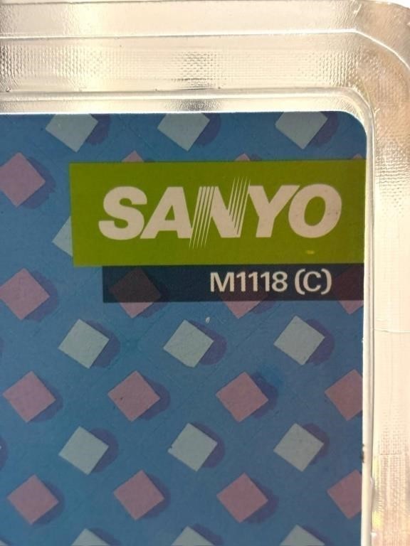 Sanyo Compact Cassette Recorder/Player - Model M1118 (C) - Open Pack