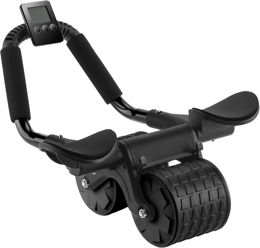 Uota Elbow Support Automatic Rebound Abdominal Wheel，Ab Roller for Black