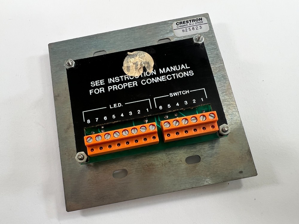 Crestron 4-Button Keypad Switch – Bronze with Bezel and LEDs