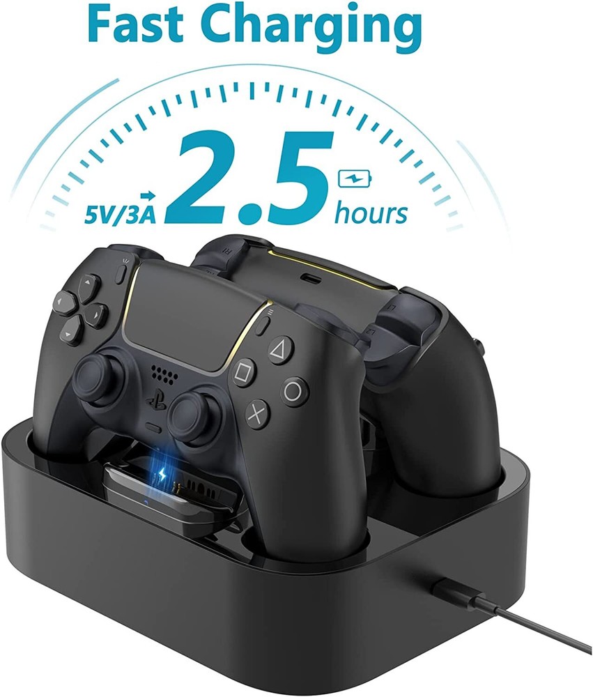 PS5 Controller Charging Station For Playstation 5 Controllers Dual Charging Dock