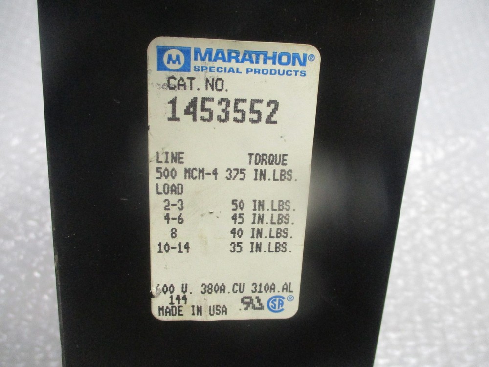 MARATHON 1453552 DISTRIBUTION BLOCK UNMP
