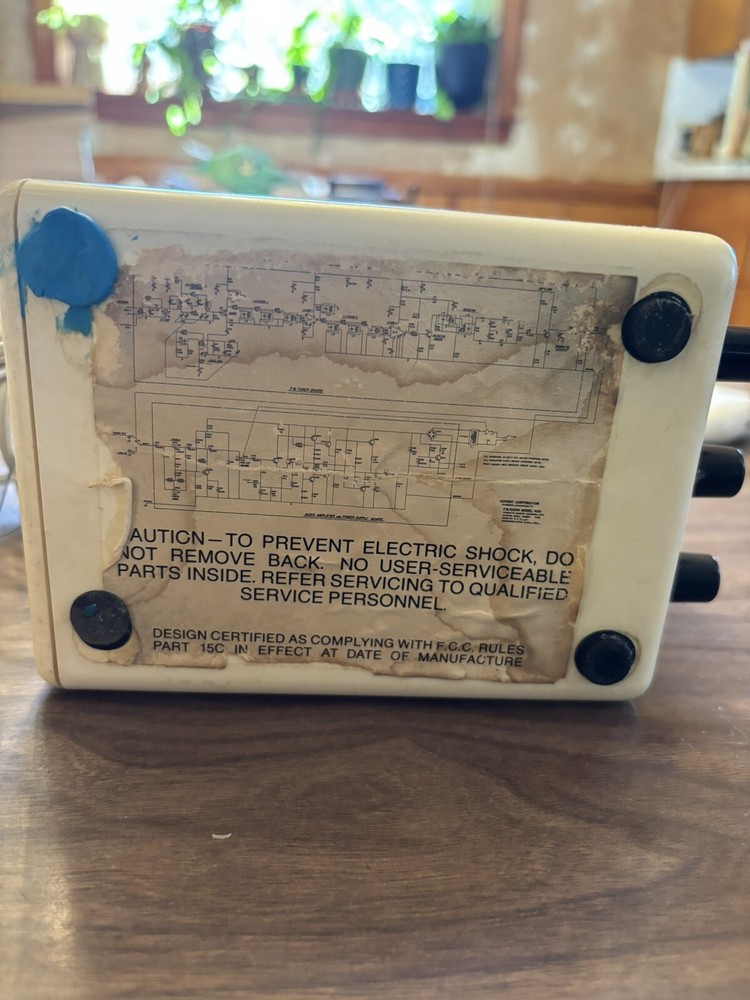 Advent Model 400 Radio and speaker
