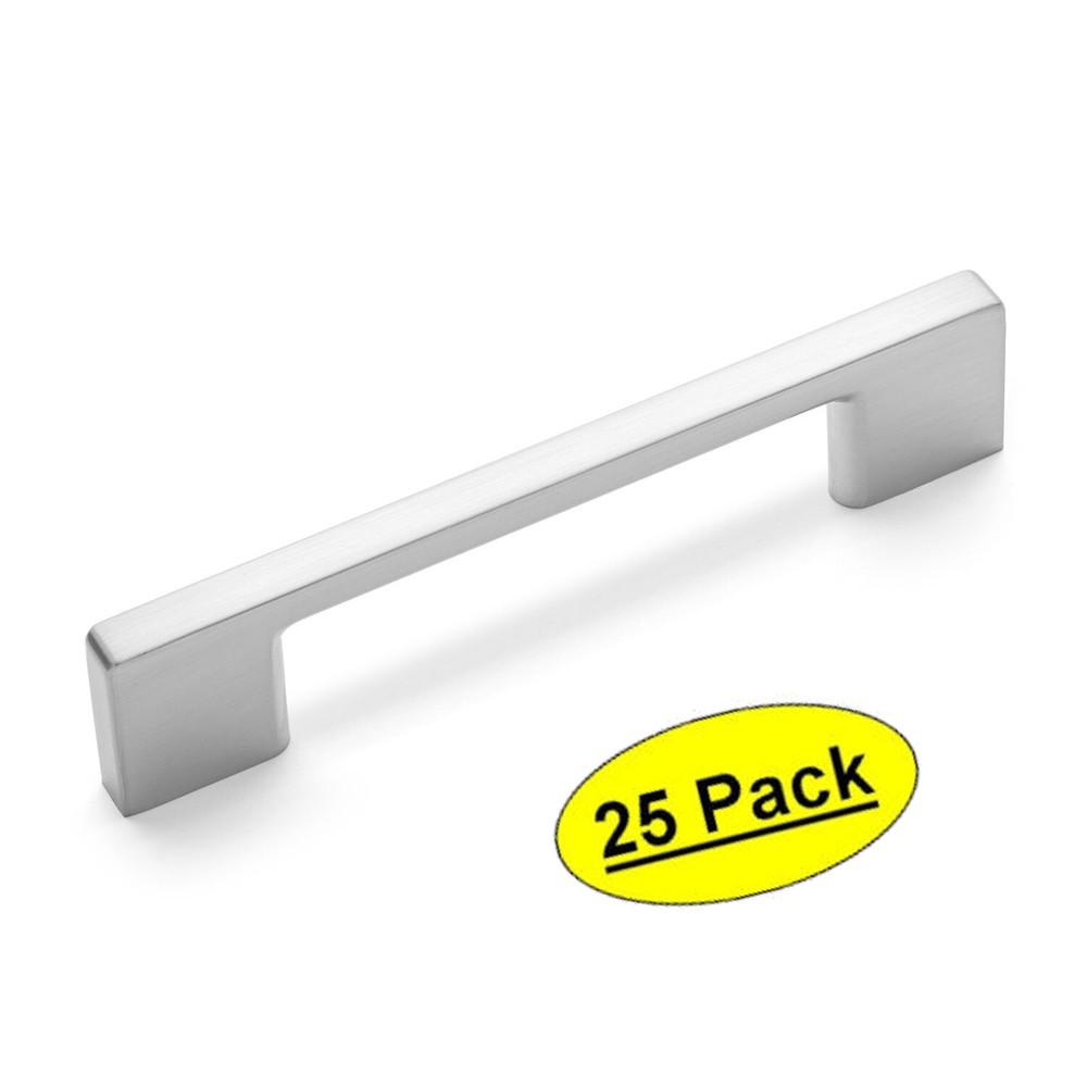 *25 Pack* Cosmas Cabinet Hardware Satin Nickel Modern Handle Pull #11244-96SN