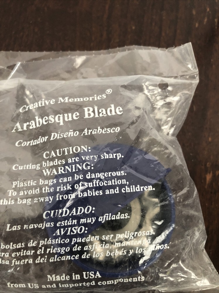 Creative Memories Rotary Cutting System Arabesque Style Blade NEW