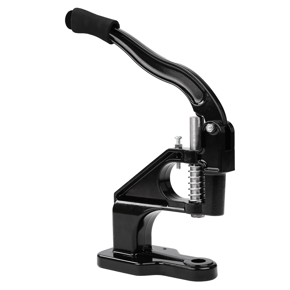 Heavy Duty Hand Press Grommet Snap Button Rivet Setting Machine w/ Dies Tool Kit