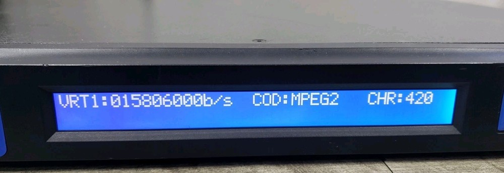 Powers Up* ADTEC EN-31 / MP2 Dual MultiCODEC Encoder/Modulator v2.01.11 UNTESTED