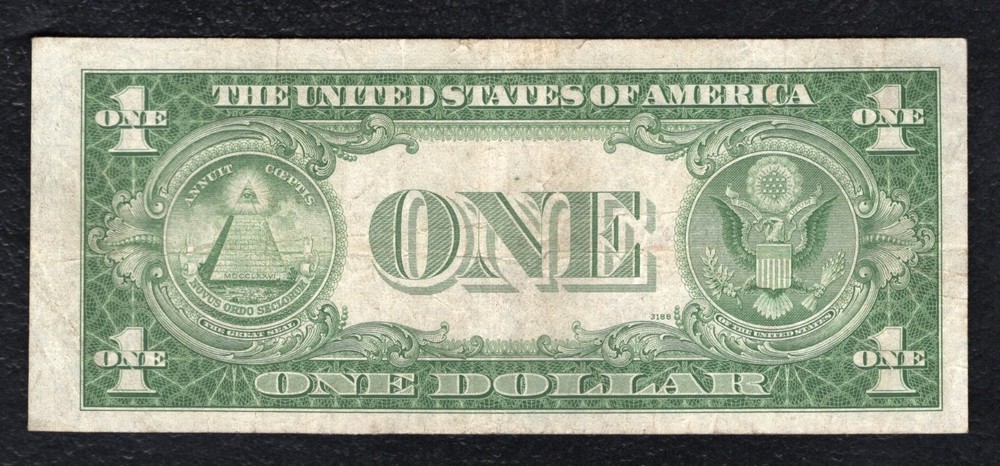 FR. 1610 1935-A $1 ONE DOLLAR SILVER CERTIFICATE NOTE “EXPERIMENTAL S” VERY FINE