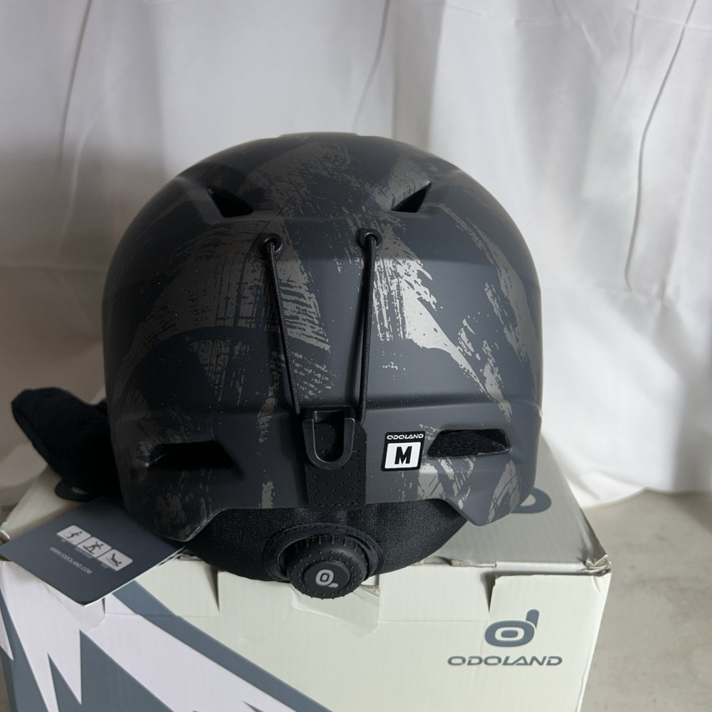 Odoland Ski Helmet Rock Black Size: MEDIUM