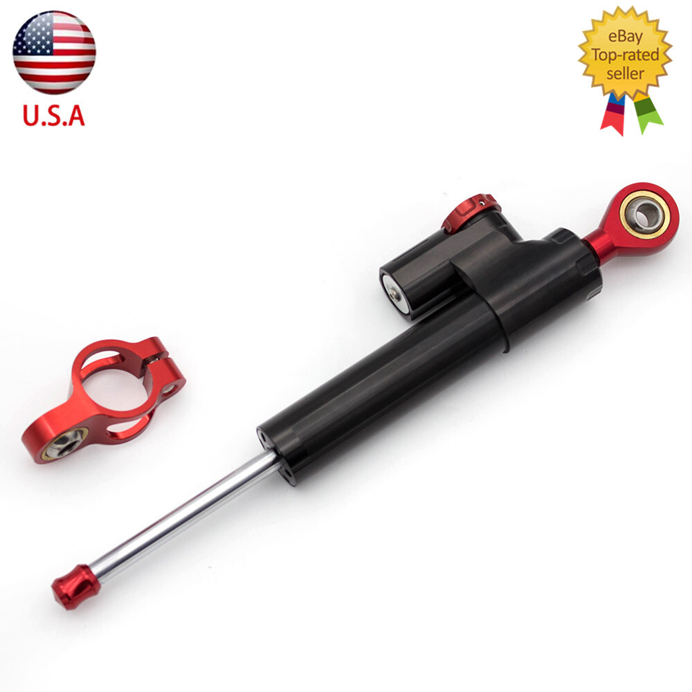 CNC Universal Shock Steering Damper Linear Stabilizer Reversed Safety Control