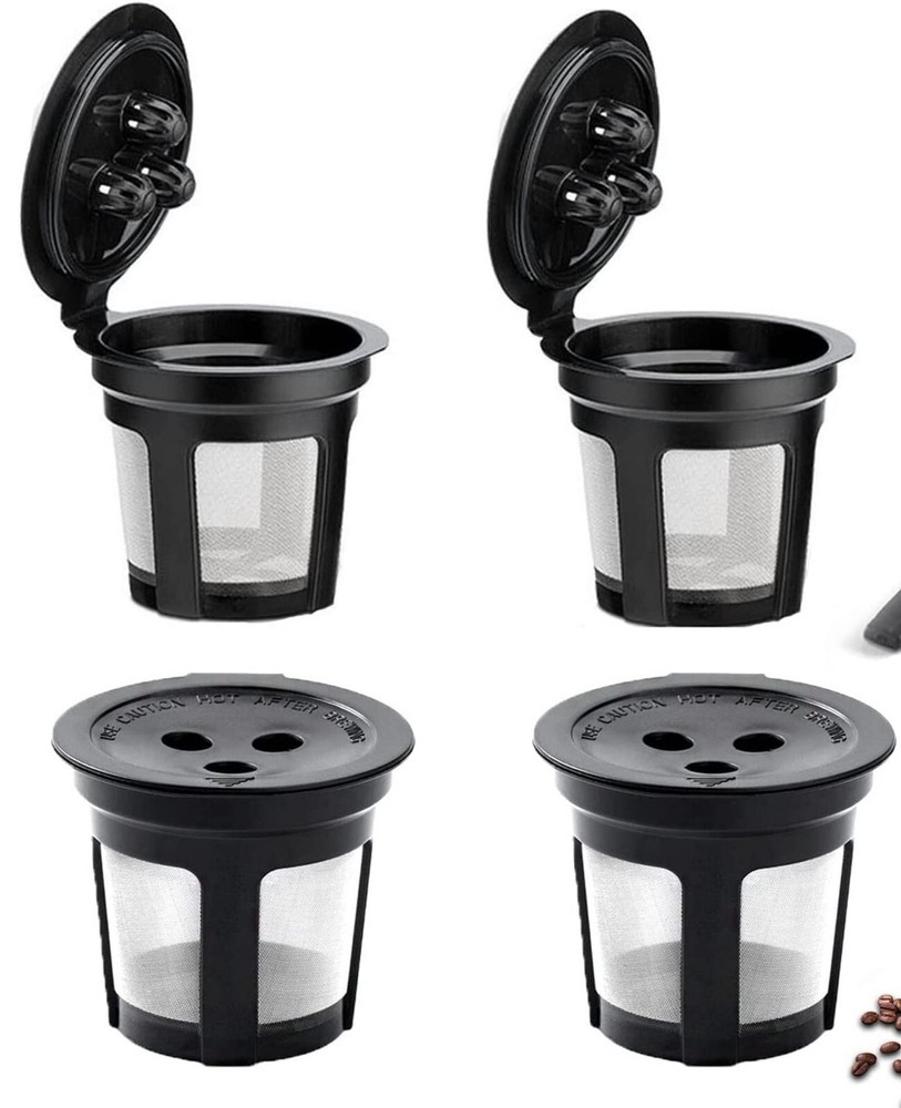 3 PACK Ninja Dual Brew Reusable Refillable K Cup Coffee Mesh Filter Pods