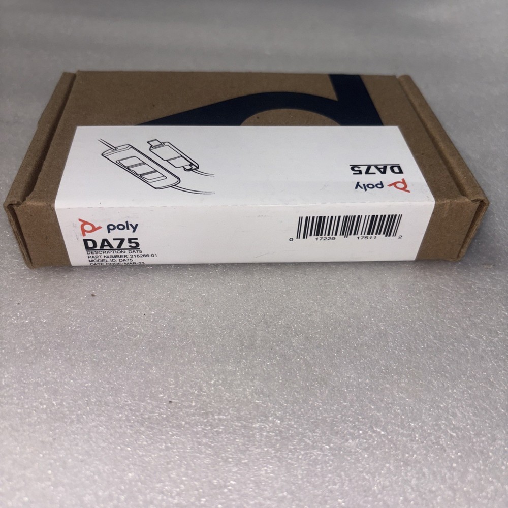 Plantronics Poly DA75 Headset Adapter USB