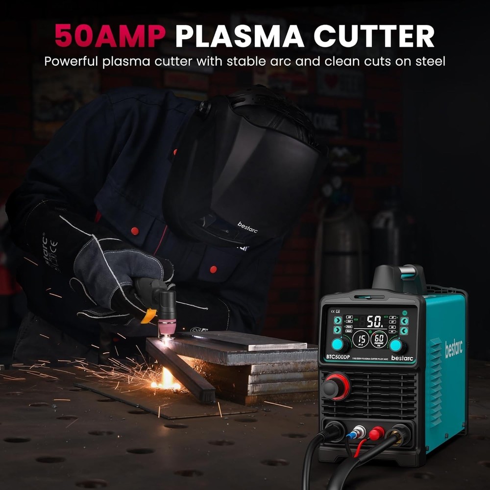 Efficient Plasma Cutter for Home and Workshop Use with Powerful Performance