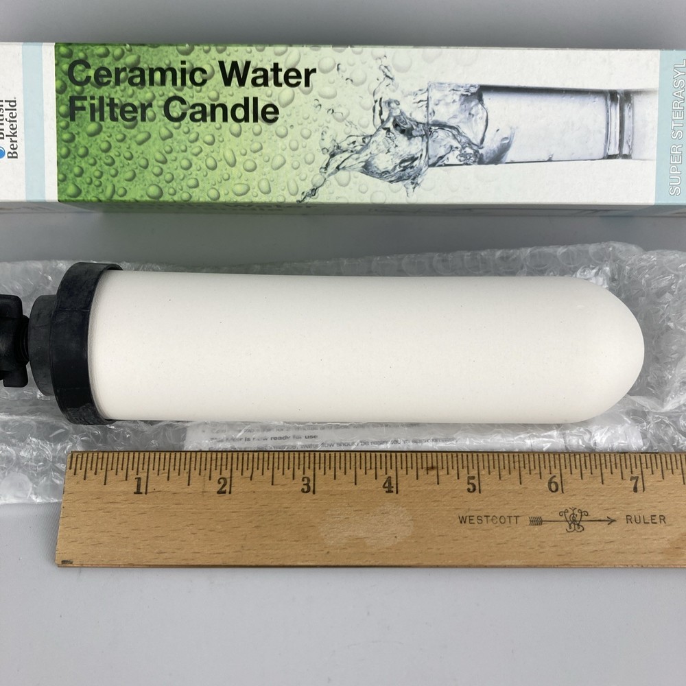 British Berkefeld Super Sterasyl Ceramic Water Filter Candle Gravity System
