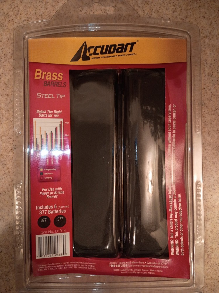 Accudart Fire Flight 20g Steel Tip Dart Set