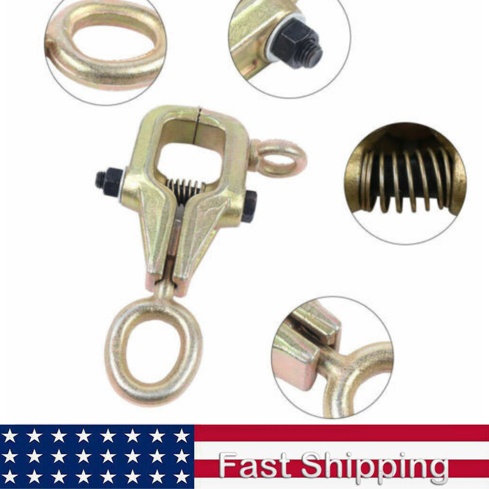 5 Ton Self-tightening 2 Way Auto Body Repair Pull Clamp Frame Back Dent Puller