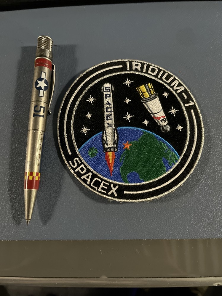 Authentic IRIDIUM-1 - SPACEX FALCON 9 Launch VAFB SATELLITE Mission PATCH