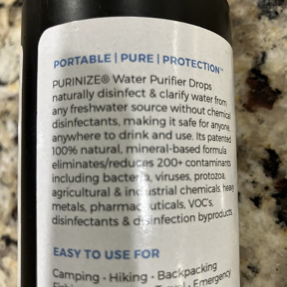PURINIZE® WATER PURIFIER DROPS 8 OZ.