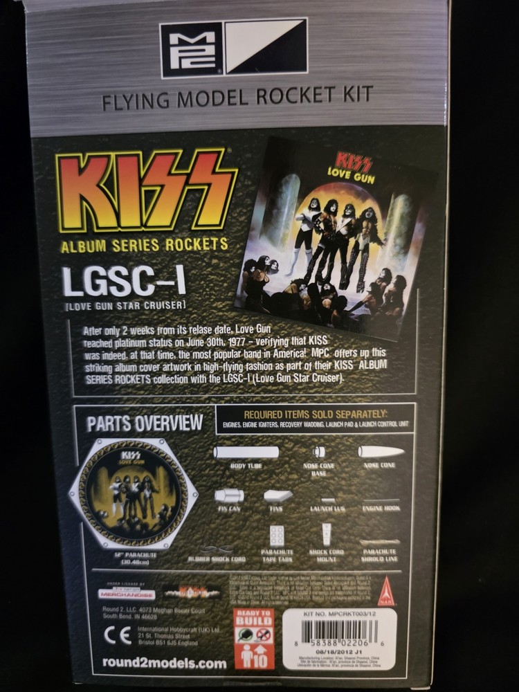 MPC Vintage Model Rocket KISS #LGSC-1