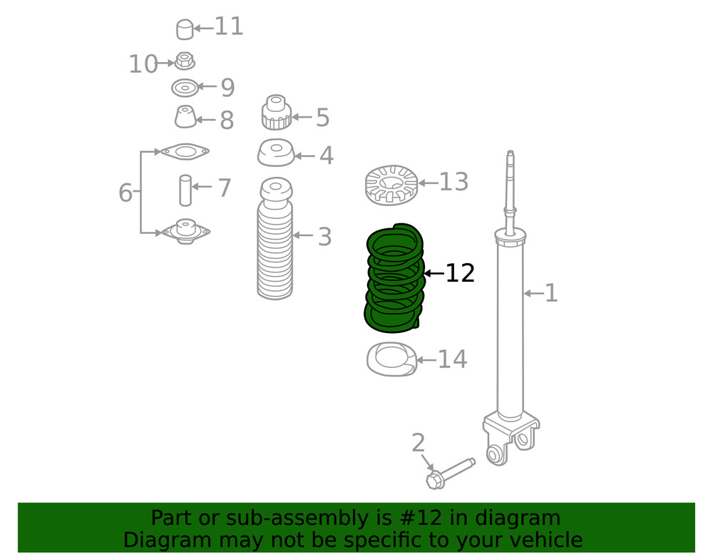 Genuine Nissan Coil Spring 55020-4RC2B